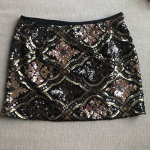 *sold* Sequin mini skirt BOSTON PROPER!